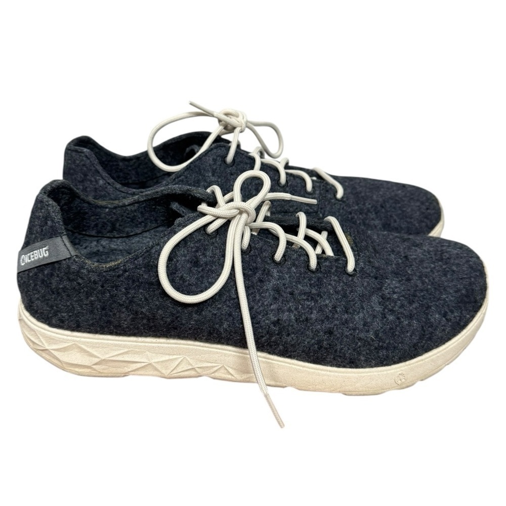 Icebug Eide Wool Sneakers Charcoal Gray Navy Mens 11 Womens 12.5